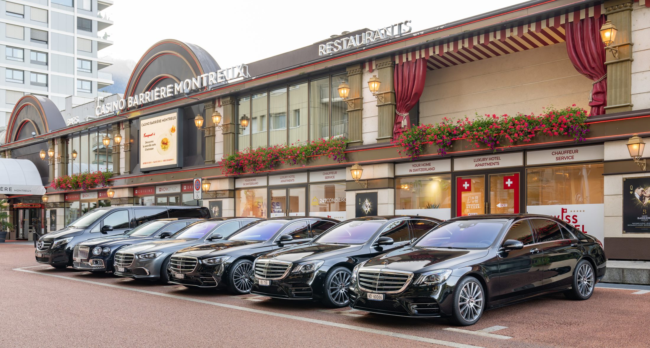 Swiss Hotel Apartments chauffeur fleet in Montreux