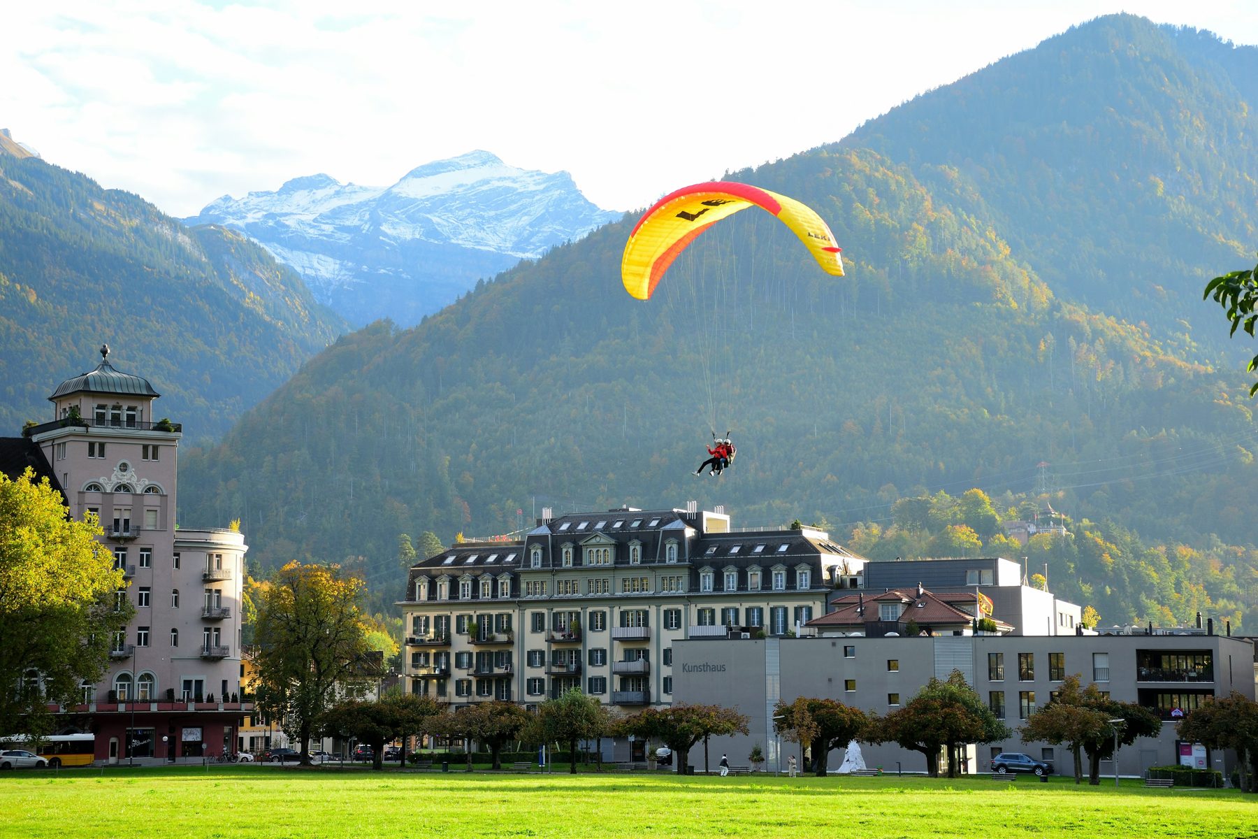 Fly above the Alps